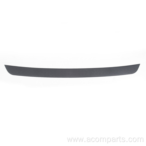 ABS Black Car Rear Bumper Plate Cover